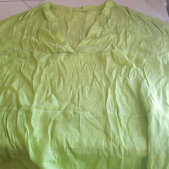 Inorin Swimsuit Tier Cover Up with Pockets in Green Size XL - Picture 4 of 10